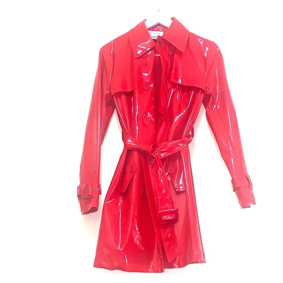 Preston & York Jackets & Blazers - PRESTON & YORK Red Trench Raincoat💕